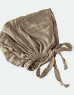 Load image into Gallery viewer, Beige | Cotton Tie-Back Cap
