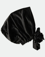 Load image into Gallery viewer, Black | Cotton Tie-Back Cap