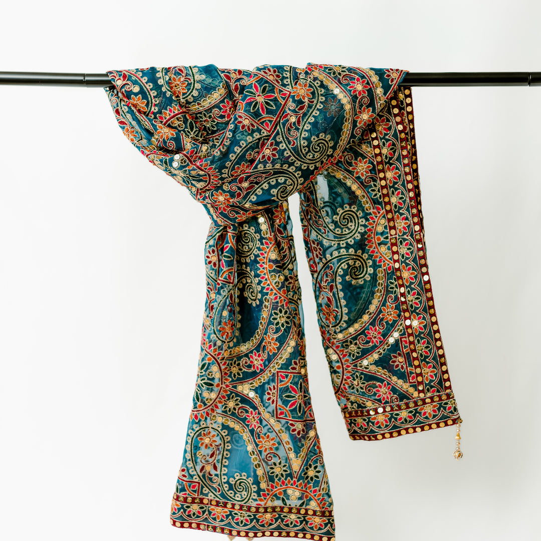 Gota Sitara - گوٹہ ستارہ - Organza Dupatta
