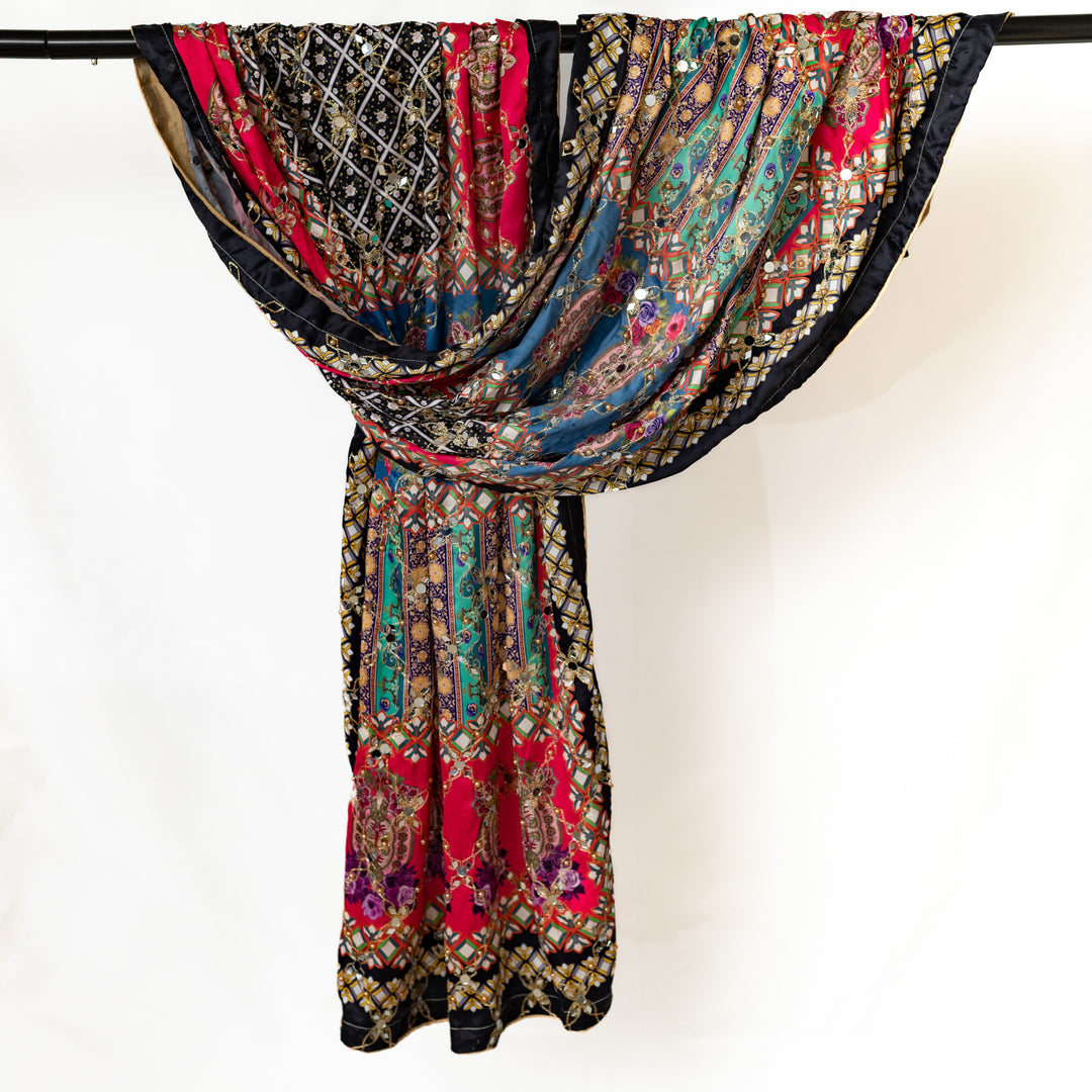 Siyah Gul - سیاہ گل - Black Rose Dupatta