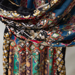 Load image into Gallery viewer, Siyah Gul - سیاہ گل - Black Rose Dupatta
