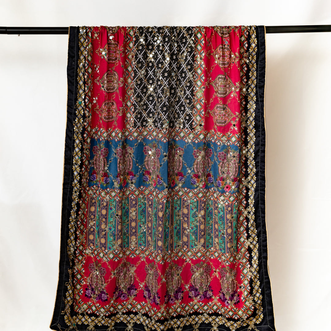 Siyah Gul - سیاہ گل - Black Rose Dupatta