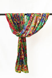 Sheesha Sitara - شیِشہ ستارہ - Mirror-work Satin Dupatta