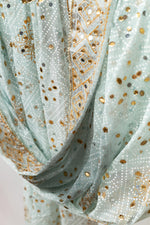 Load image into Gallery viewer, Hawa-e-Imaan - ہواءِ ایمان - Soft Mint Chunri Dupatta
