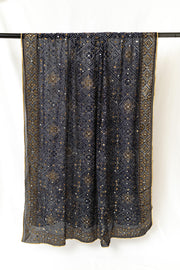 Neel Aasmaan - نیل آسمان - Midnight Mirror Dupatta