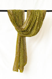 Mehrban Mehndi - مِہربان مہندی - Festive Green Dupatta