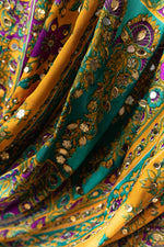 Load image into Gallery viewer, Mehr-o-Bahar - مہر و بہار - Mustard Garden Dupatta
