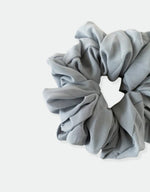 Load image into Gallery viewer, Dusty Blue | Chiffon Volumizing Scrunchie
