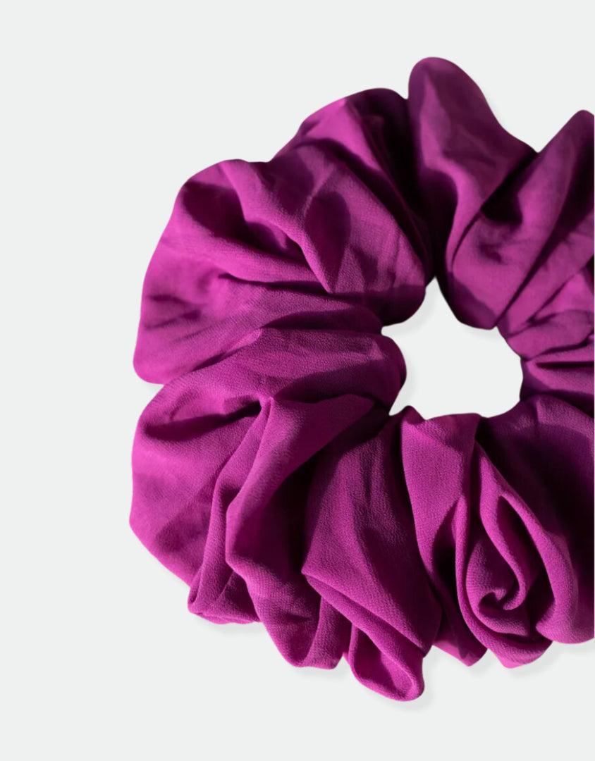 Grape | Chiffon Volumizing Scrunchie