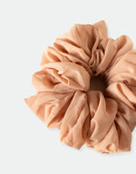 Load image into Gallery viewer, Honey Beige | Chiffon Volumizing Scrunchie
