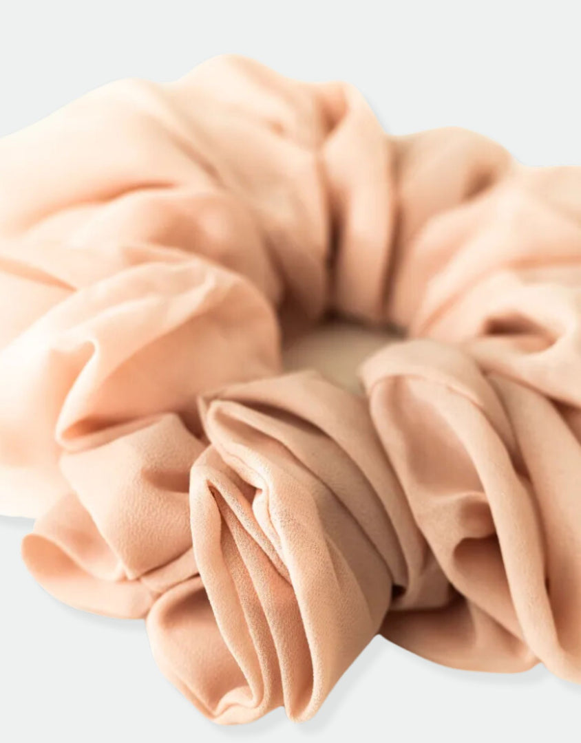 Lightest Pink | Chiffon Volumizing Scrunchie