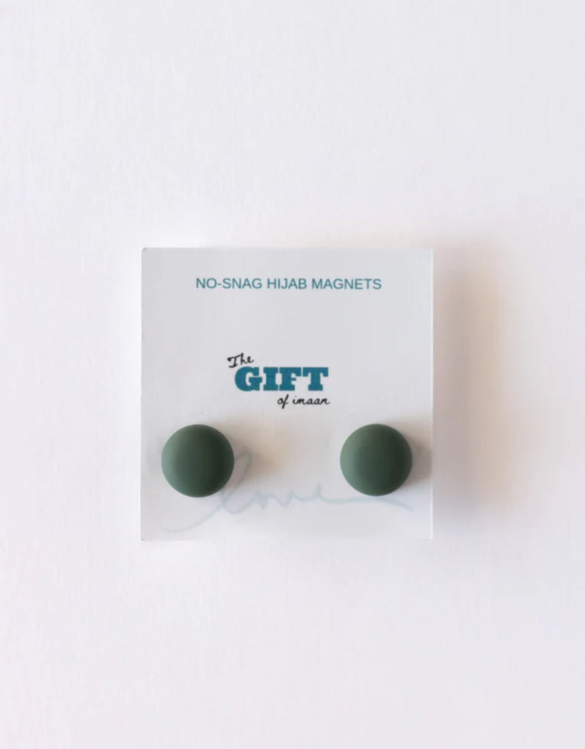 Matte Green | No-Snag Hijab Magnets