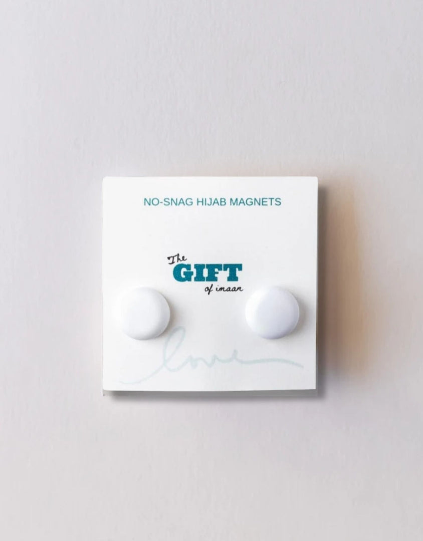 Matte White | No-Snag Hijab Magnets