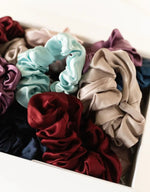 Load image into Gallery viewer, Mulberry Silk Scrunchies
