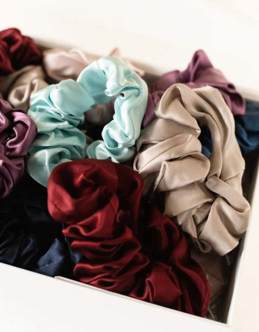 Mulberry Silk Scrunchies