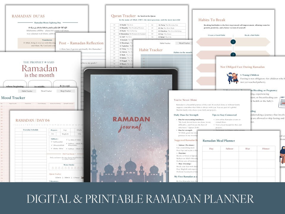Self-Improvement Ramadan Journal Digital