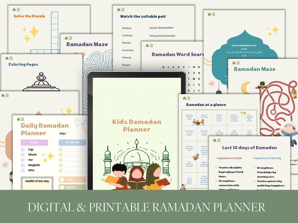 Kid's Ramadan Digital Journal