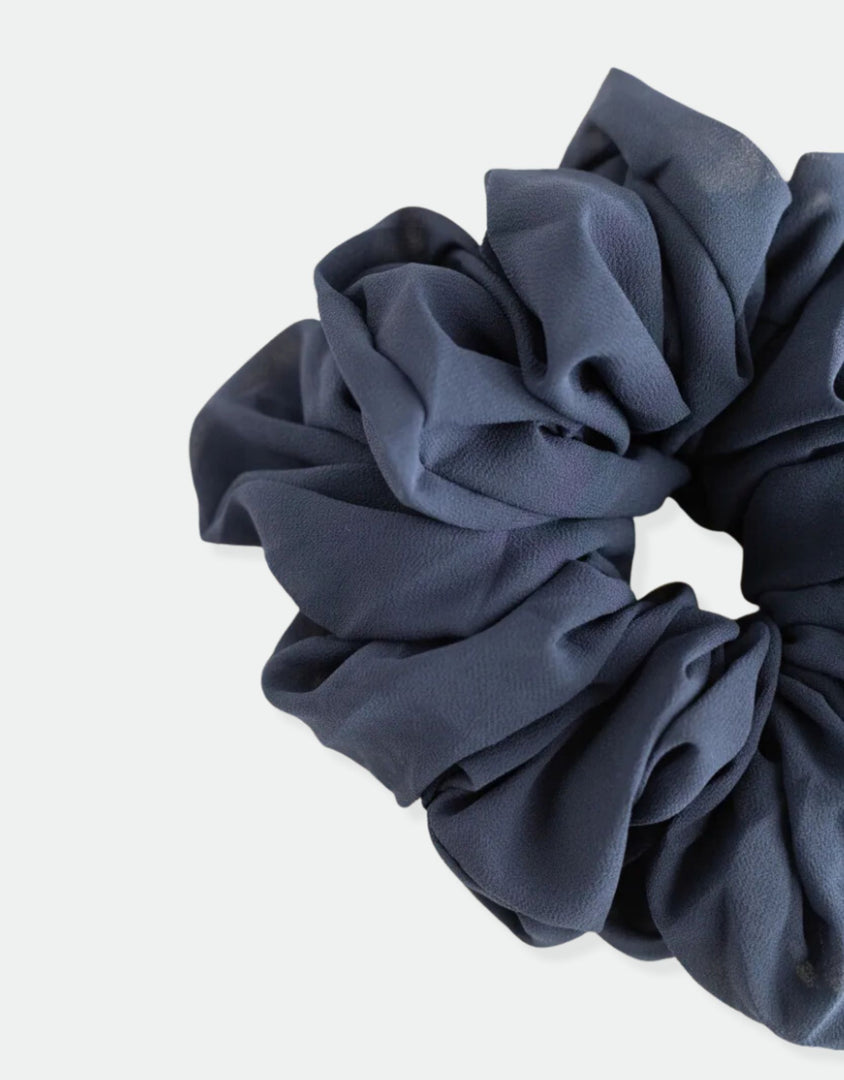 Very Blue | Chiffon Volumizing Scrunchie