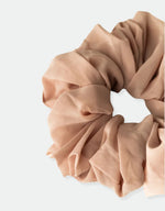 Load image into Gallery viewer, Warm Beige | Chiffon Volumizing Scrunchie
